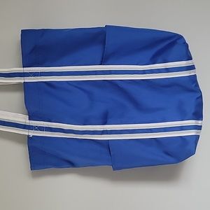 Blue Casual Street Style Tote Bag.